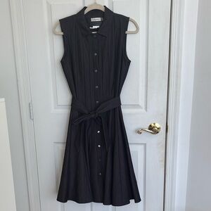 NWT Calvin Klein Grey/Black Denim Dress